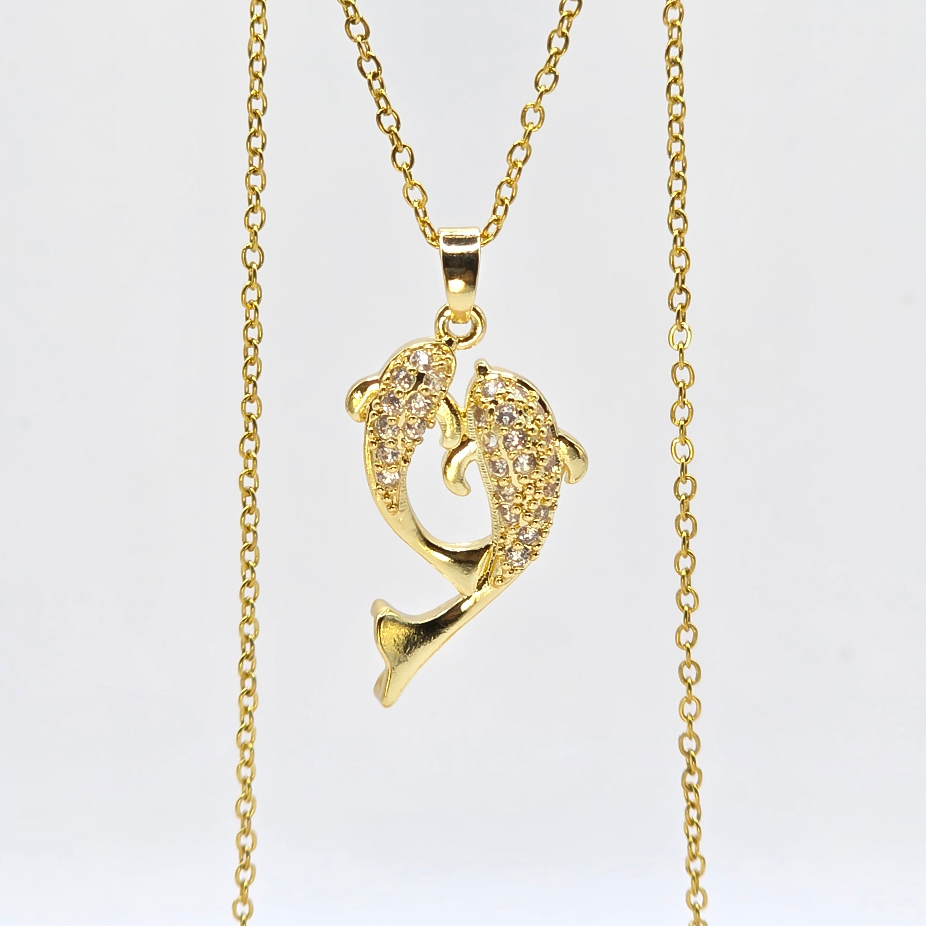 Couple Dolphin Necklace