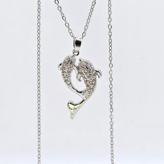 Couple Dolphin Necklace
