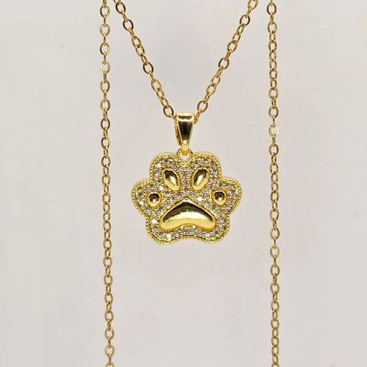 Paw Print Necklace