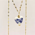 Talavera Style Heart Necklace